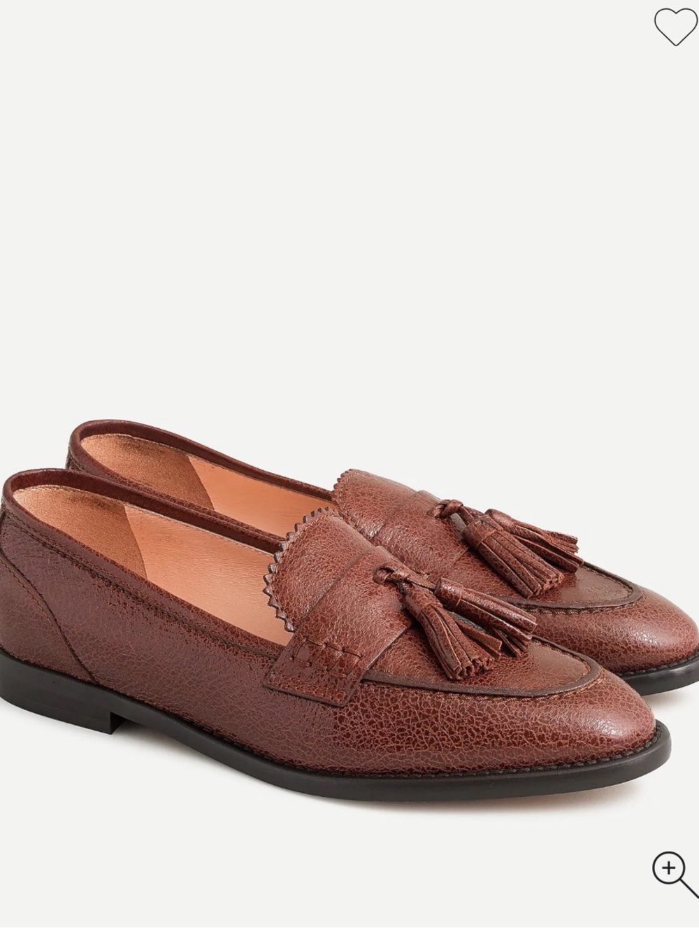 J. Crew Crackle Tassel Tab Academy Loafers. Size 8